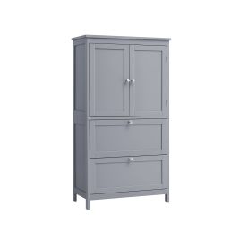 Bathroom Cabinet - FIOVA Adjustable Shelf 30 x 60 x 110 cm - Dove Grey