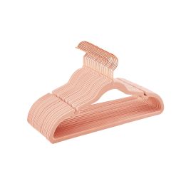 30-Pack Velvet Hangers Jelly Pink