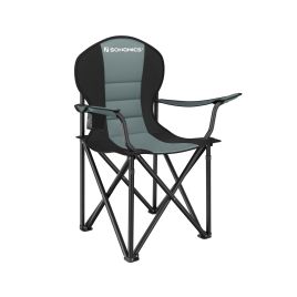 Camping Chair - ORARAE Foldable Padded Seat Cup Holder - Green