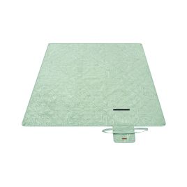 Picnic Blanket - AVODA Leaf Pattern 200 x 200 cm Outdoor Blanket - Mint Green