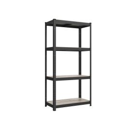 ASXONY Steel Shelving Unit - Greige and Black