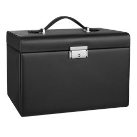 BENEDI 3 Layer Jewellery Box with 2 Drawers - Black