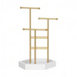 BLKUVY Jewellery Display Stand - Gold