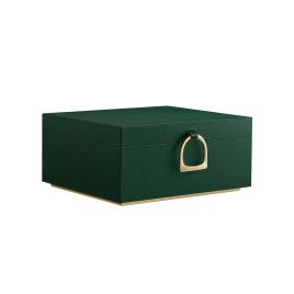 2-Layer Jewellery Box with Handle and Removable Tray