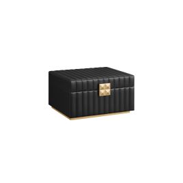 Jewellery Box - ARCVA ANAH Collection 2 Tier Organizer with Mirror - Black