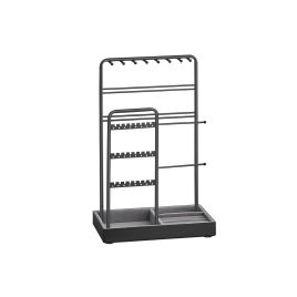 Jewellery Display Stand with Metal Frame and Velvet Tray