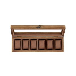 Watch Box with 6 Slots Rustic Walnut