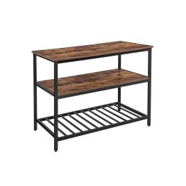 3 Shelves Kitchen Island