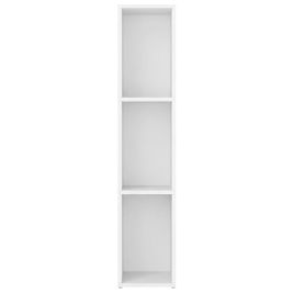 CLNYVI 3 Tier Bookcase - White