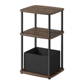 DESERE Side Table - Natural Walnut