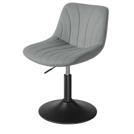 ELXYPE Velvet Dressing Table Chair - Grey