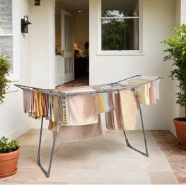 Drying Rack - VERRA Foldable Laundry Rack Space-Saving - Grey