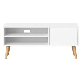 KEFEPI TV Stand for TVs up to 55 Inches - White