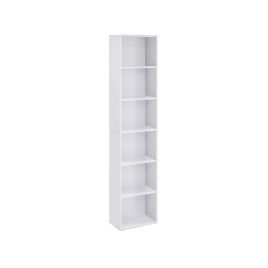 Bookcase - MONNOS 6 Shelves 24 x 40 x 178.5 cm - White
