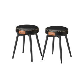 EKHO Collection - Dining Chairs Set of 2 Upholstered Ink Black