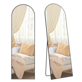 LOMOTO Full Length Mirror 160 x 50 cm - Matte Black