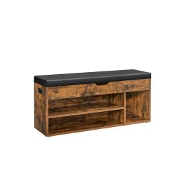 Storage Bench with Padded Seat