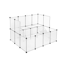 White Plastic Pet Playpen for Small Animals