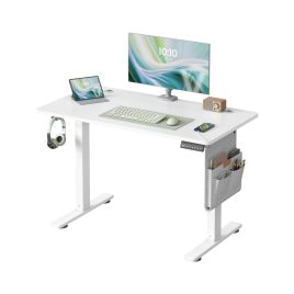 CELSEA Office Desk with Height Adjustable - White