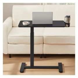 HANUDY Height Adjustable Overbed Table 70 x 40 cm - Ink Black
