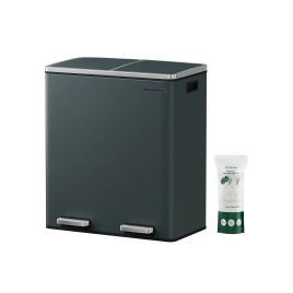 Double 30L Trash Can