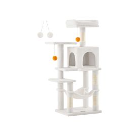 Cat Tree, 112 cm Cat Tower for Indoor Cats