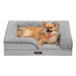 RESOKY Medium Orthopaedic Dog Bed - Dove Grey