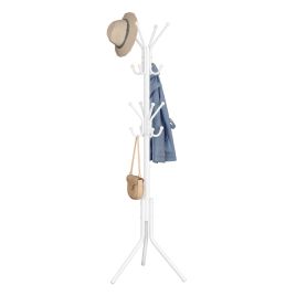 SICUPE Freestanding Metal Coat Rack - Cloud White