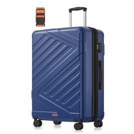 ALROSI Large Hard Shell Suitcase 75 cm - Bijou Blue