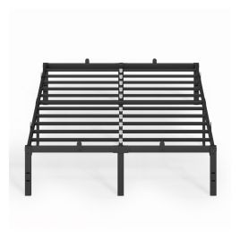 STFUPO Double Metal Bed Frame - Ink Black