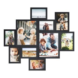 STXYNI Set of 10 Collage Photo Frames - Black
