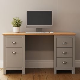 Lancaster Study Desk Grey