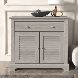 SALMERE Compact Sideboard Warm Grey Oak