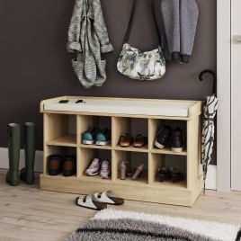 Kempton Shoe Bench Oak