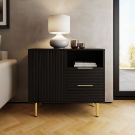 NIVARA Compact Sideboard - Black