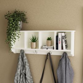 Kempton Wall Rack White