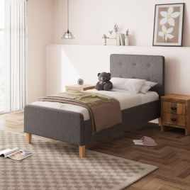 Ashbourne 90cm Ottoman Dark Grey