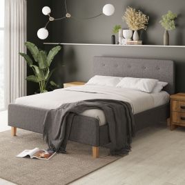 Ashbourne Kingsize 150cm Bedstead Grey