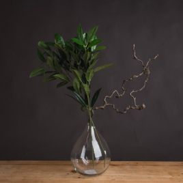 Faux Bay Leaf Spray - Green