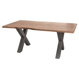 Moon Edge Collection Dining Table - Acacia wood