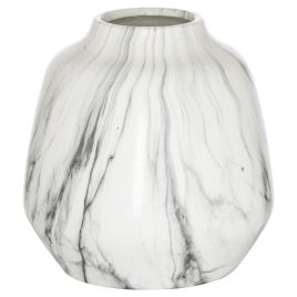 Marble Olpe Vase - White