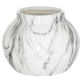 Marble Planter - White