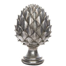 Silver Pinecone Finial - Large