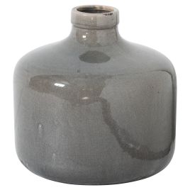 Hopkins Grey Glazed Chive Vase