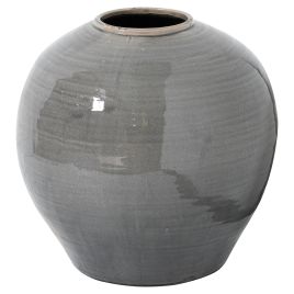 Hopkins Grey Glazed Regola Vase