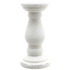 Ceramic Candle Holder - Matt White