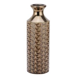 Owen Collection Caramel Fluted Vase