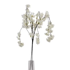 Large Cherry Blossom Stem - White
