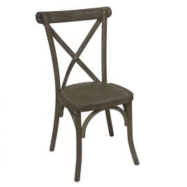 Cross Back Dining Chair - Light Oak