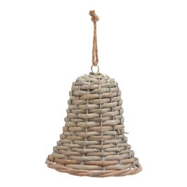 Noelo Wicker Bell Decoration - Medium